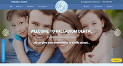 Desktop Screenshot of palladium-dental.com